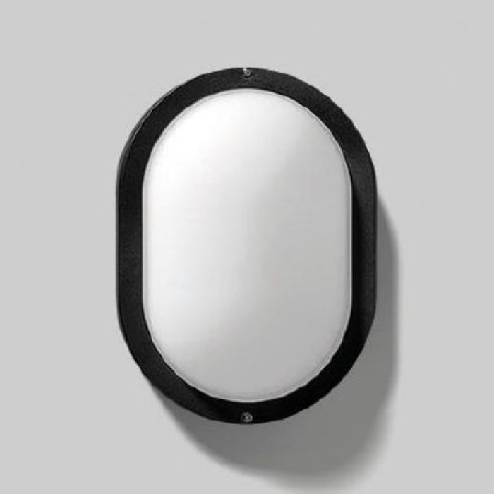 LAMPADA NERA ATTACCO E27 PRISMA OVALE