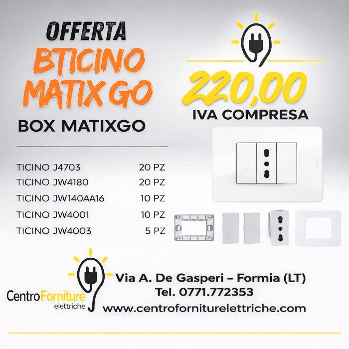 KIT IMPERDIBILE MATIX GO AD UN PREZZO IMBATTIBILE 